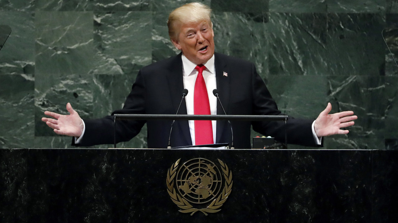 Projev Donalda Trumpa bhem veobecn rozpravy 73. zasedn Valnho shromdn OSN.