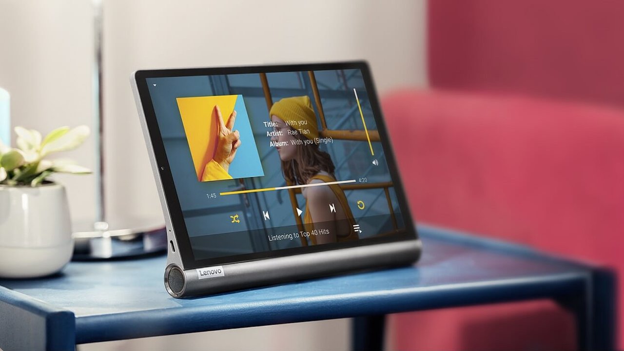 Lenovo Yoga Smart Tab má unikátní design i funkce.