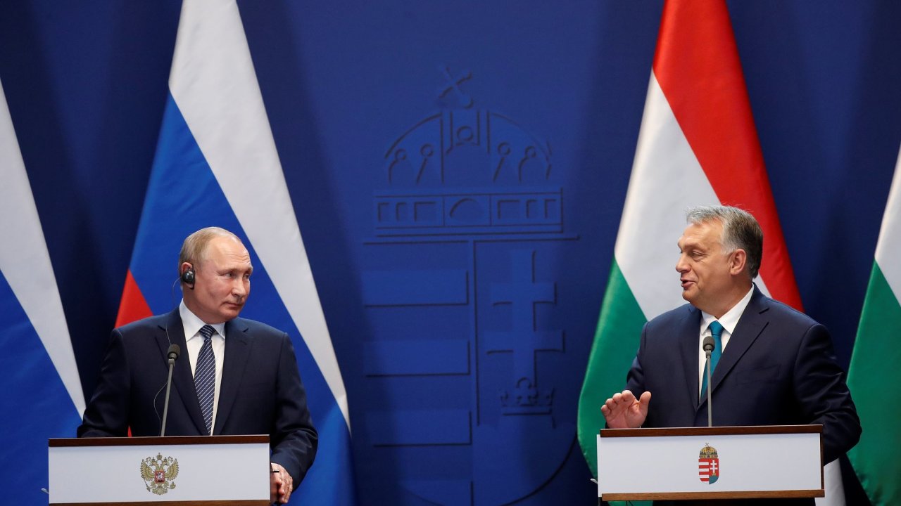 Viktor Orbán, Vladimír Putin, Rusko, Maïarsko