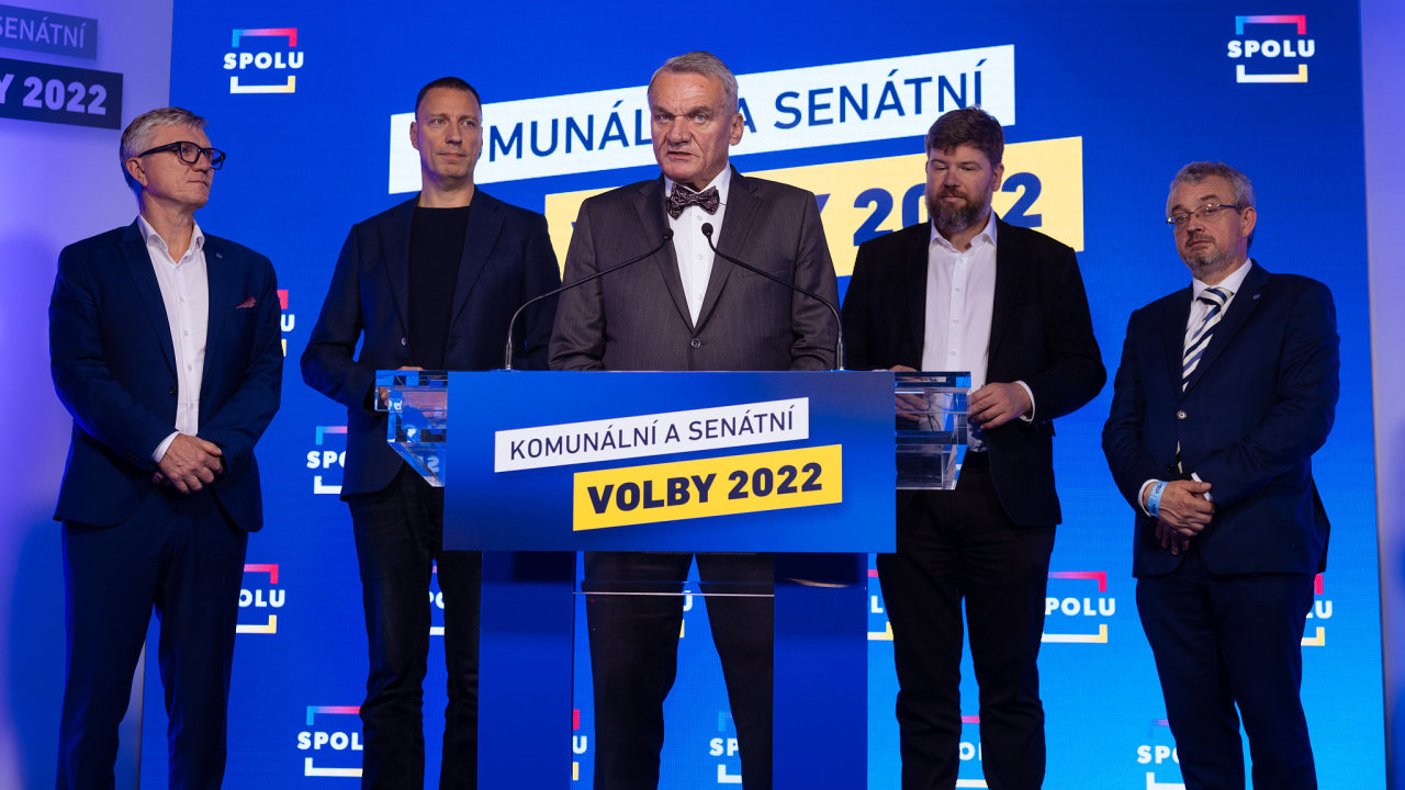 Lídr pražské kandidátky SPOLU Bohuslav Svoboda (ODS) hodnotí výsledky komunálních voleb.