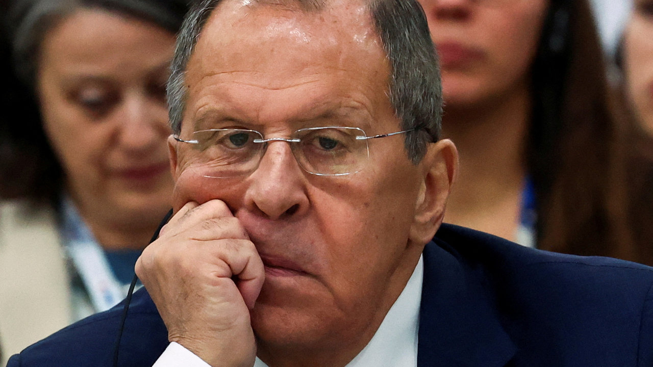 Rusk ministr zahrani Sergej Lavrov bhem zasedn OBSE na Malt.