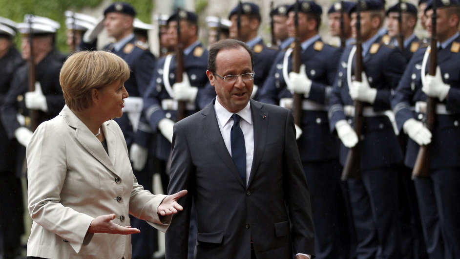 Angela Merkelov a Franois Hollande. (Ilustran foto)