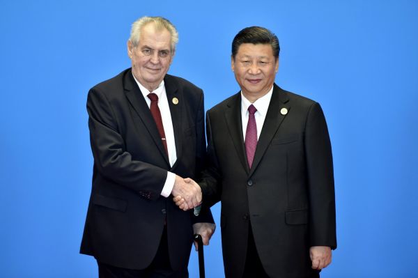 Milo&scaron; Zeman na n&aacute;v&scaron;t�v� �&iacute;ny