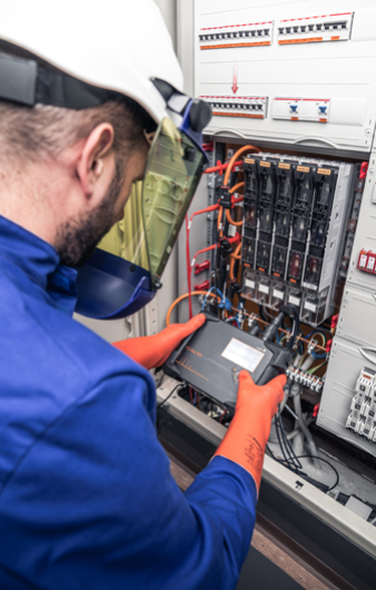 PQ-Box p�i pou�it� pro mobiln� anal�zu kvality elektrick� energie