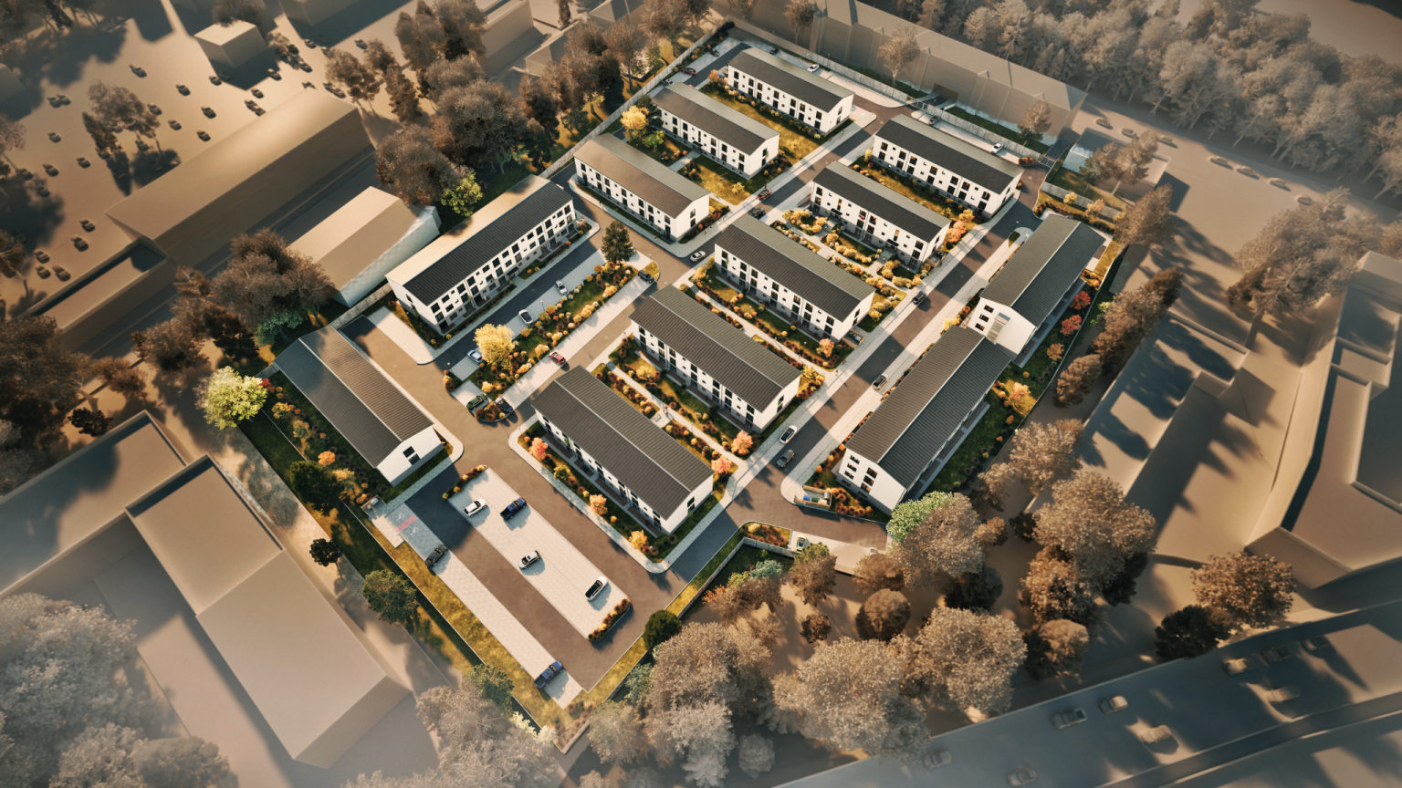 Projekt Nov� Ciheln� v centru Ostravy.
