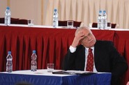 Prezident Vclav Klaus pi volb hlavy sttu v roce 2008