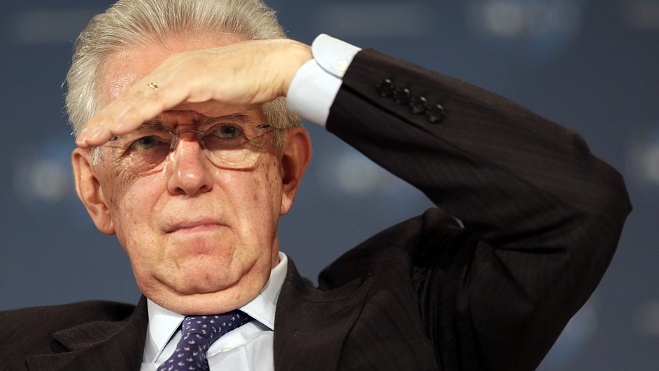Italsk premir Mario Monti rezignoval