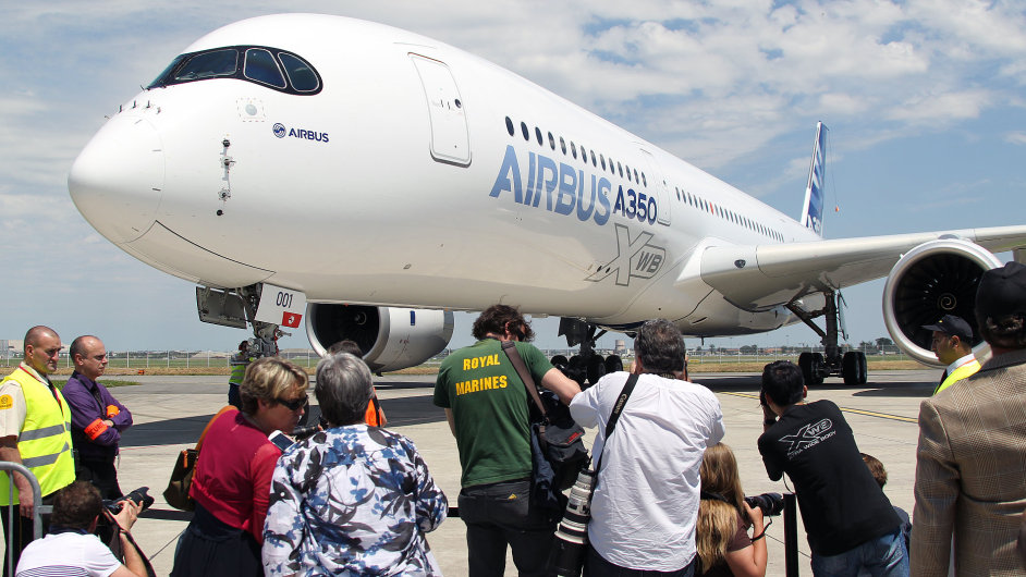 Airbus A350 po svm prvnm letu.