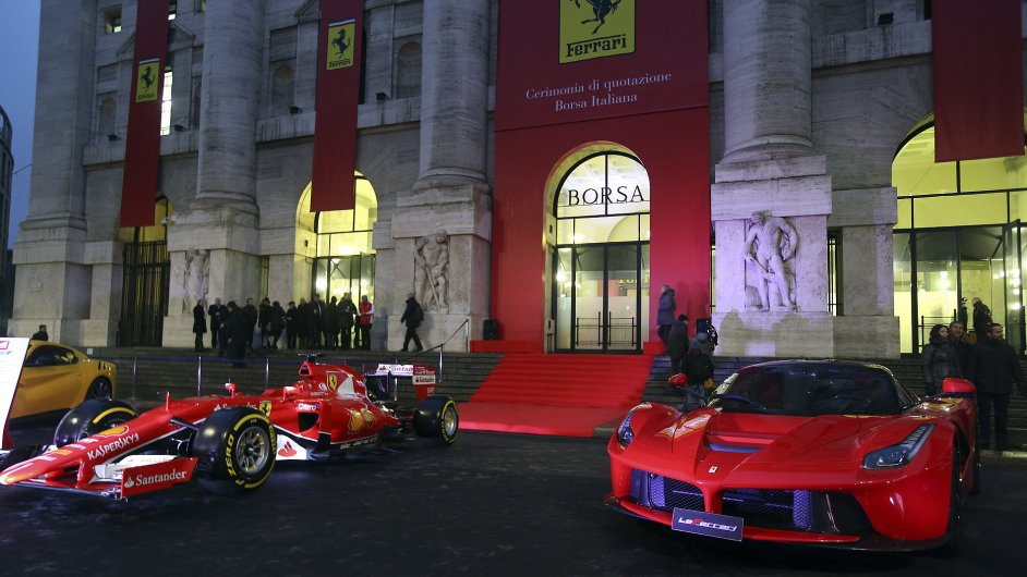 Ferrari vstoupilo na milnskou burzu.