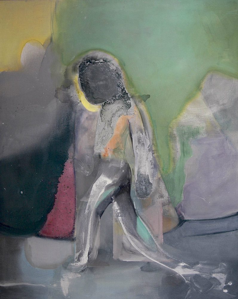 Chodec, 2014, akryl, olej, plátno, 200 x 160 cm Chodec, 2014, akryl, olej, plátno, 200 x 160 cm