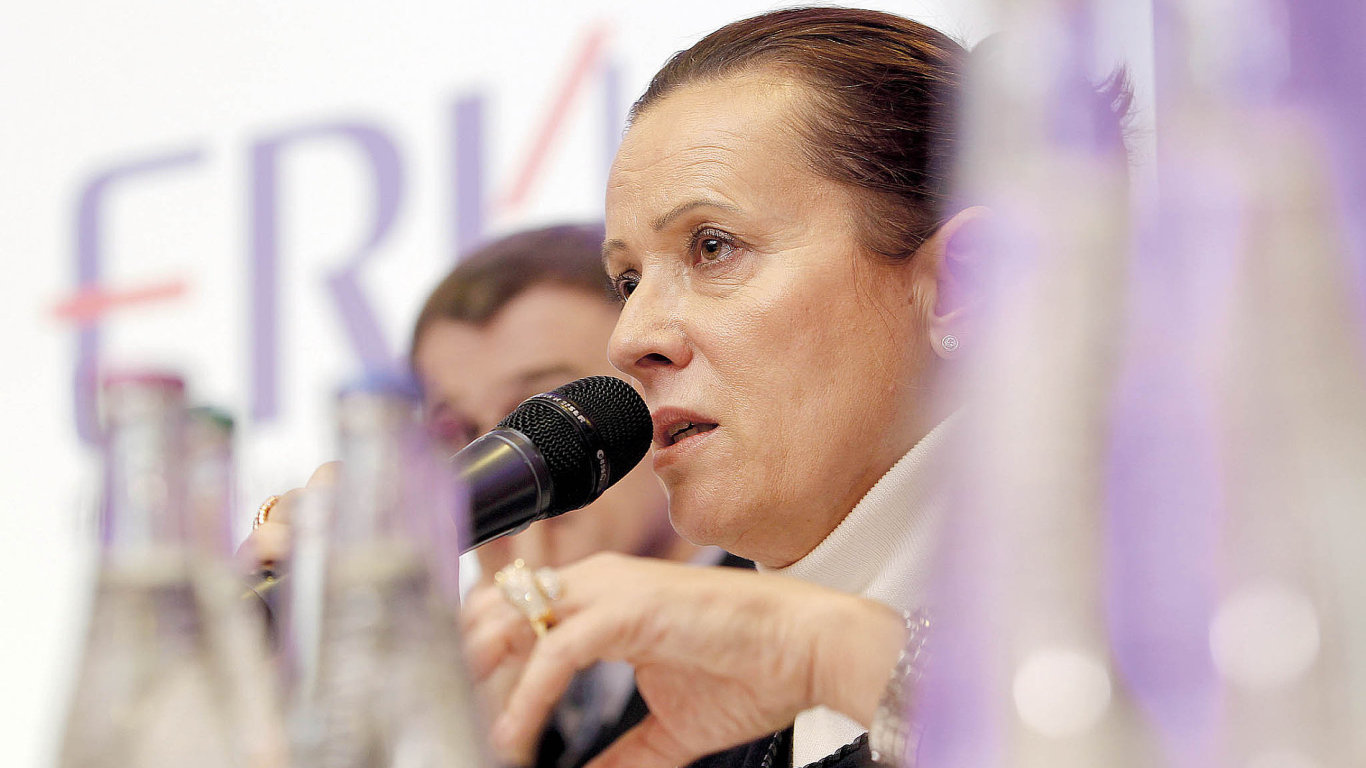 Alena Vitskov kon ve funkci pedsedkyn Energetickho regulanho adu.