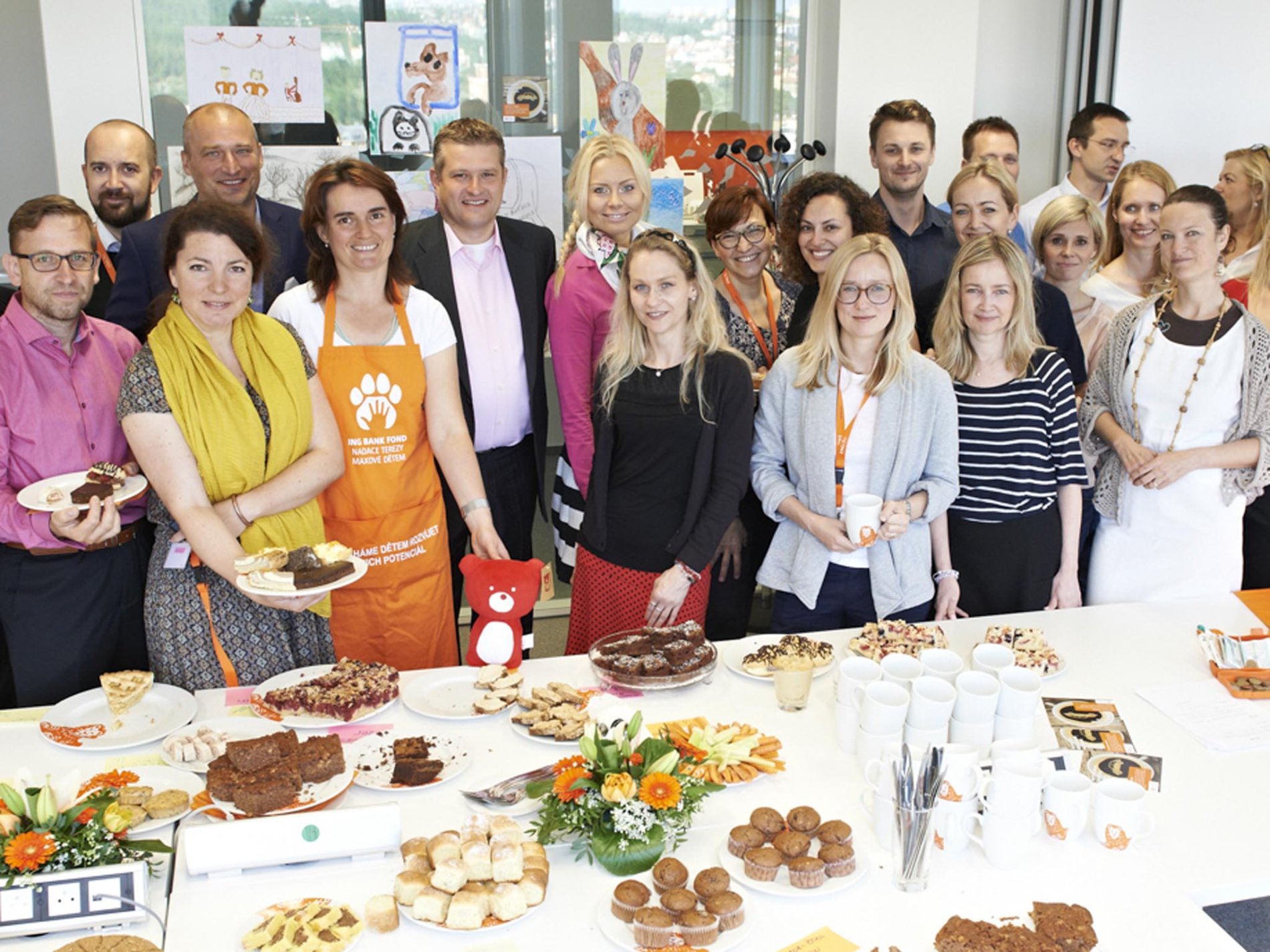 Snídaně v ING pro Nadaci Terezy Maxové. (Foto: ING Bank) jarvis_594424b7498e5f1e40612d44.jpeg
