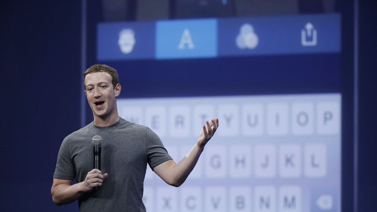 Mark Zuckerberg hovoøí o aplikaci Messenger na vývojáøské konferenci v San Francisku.
