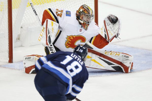 G&oacute;lman David Rittich vychytal Calgary v&yacute;hru ve Winnipegu.