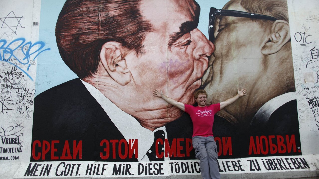 Zbytky Berlnsk zdi v srpnu 2011