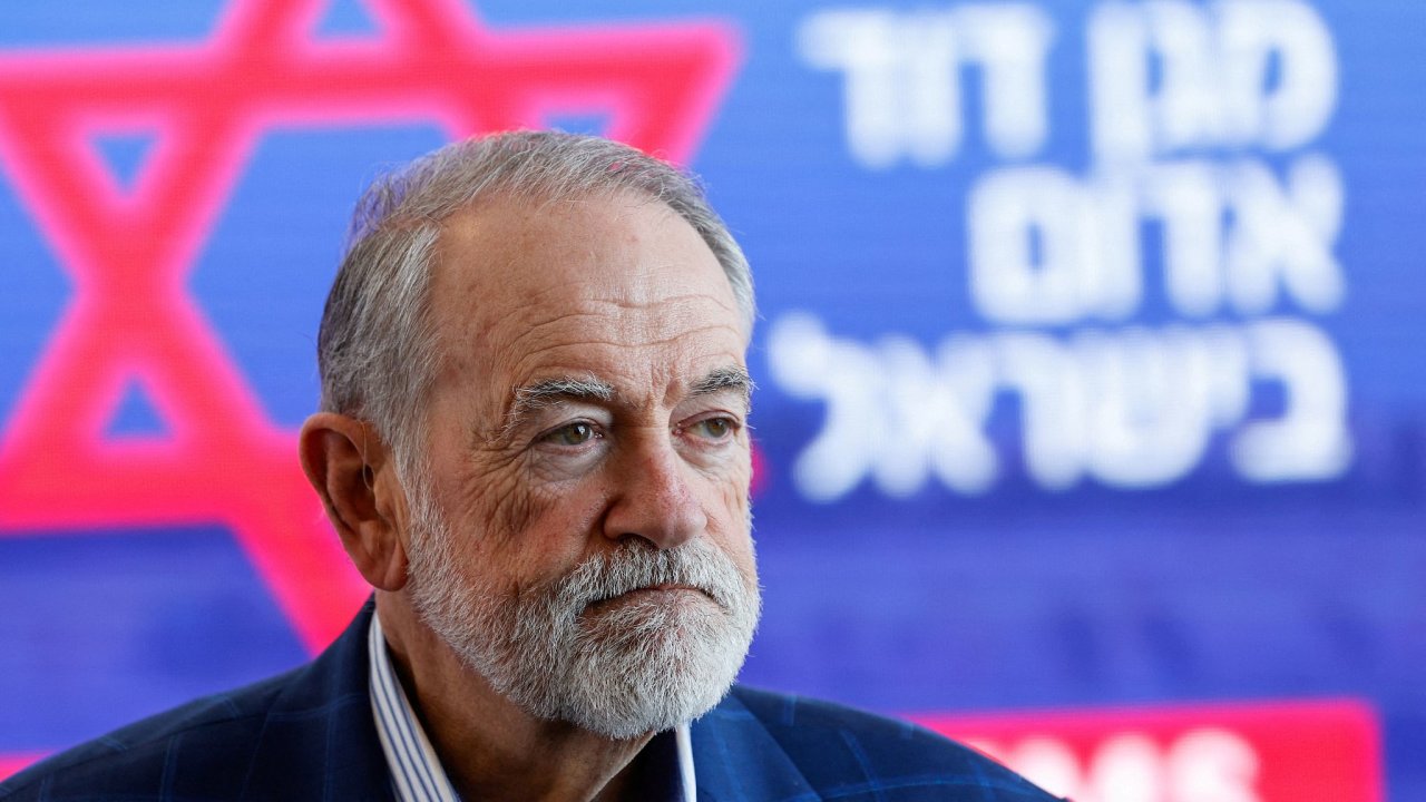 Americk ambasador v Izraeli Mike Huckabee