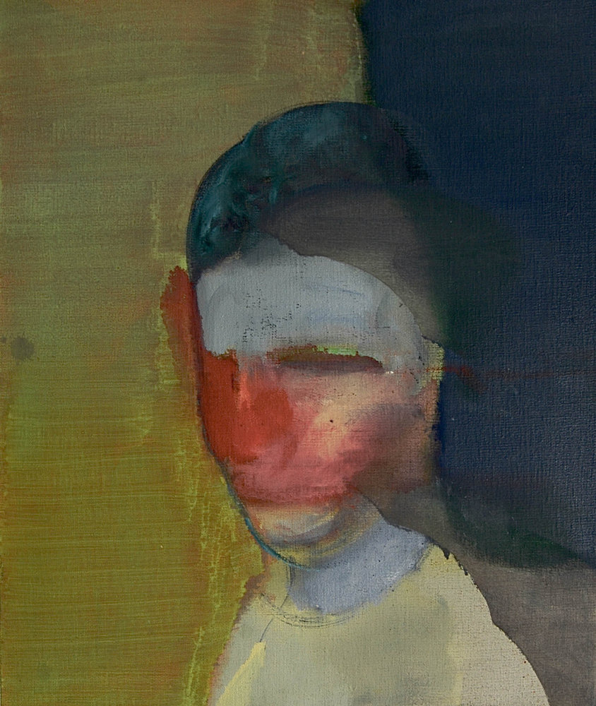 Soustředění, 2016, akryl, olej, plátno, 60 x 50 cm Soustředění, 2016, akryl, olej, plátno, 60 x 50 cm