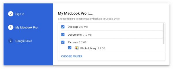 Google Backup Sync