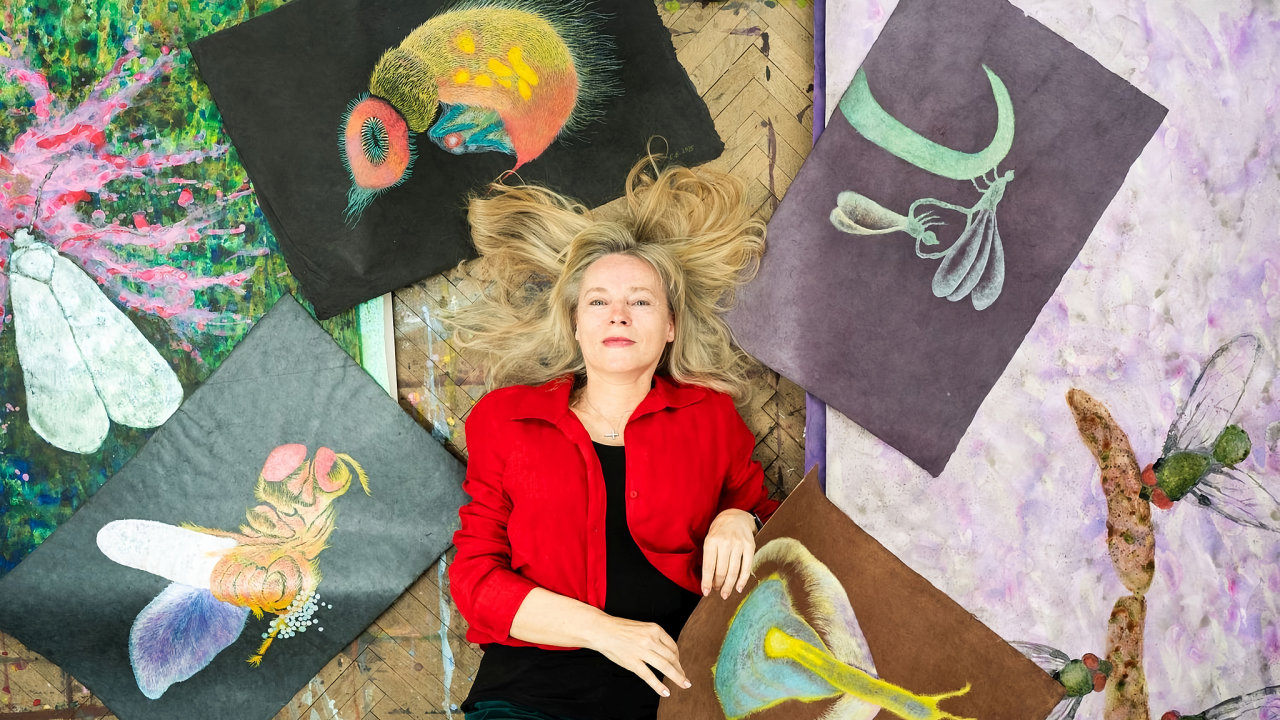 VSTAVA: Erika Bornov: Stny horkho lta Traudi Schnfeld (Galerie Vclava ply)