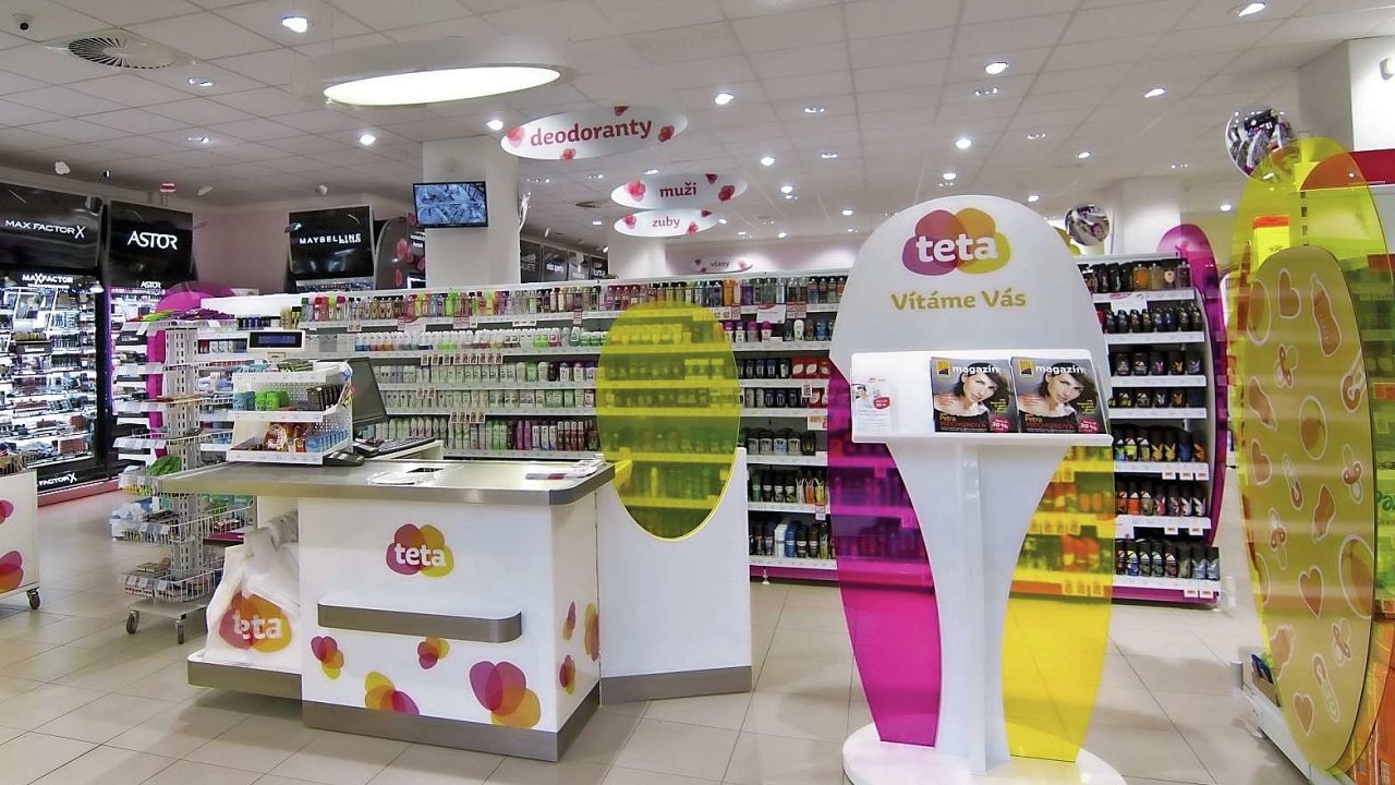 Drogerie Teta m� v�ce ne� p�t set pobo�ek.