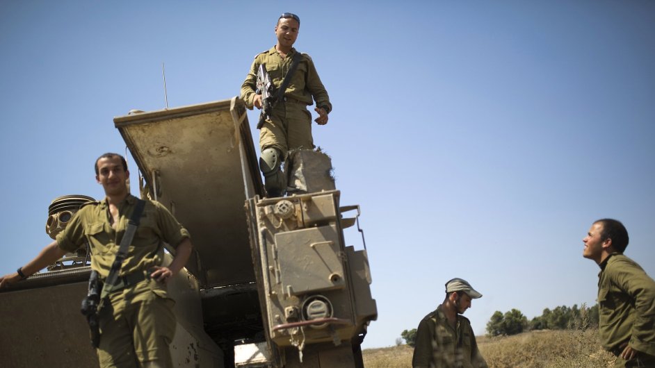Izraelt vojci v okol Psma Gazy