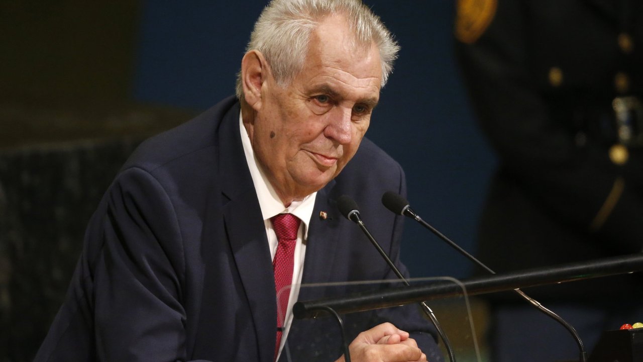 Prezident Miloš Zeman vystoupil pøed Valným shromáždìním OSN.