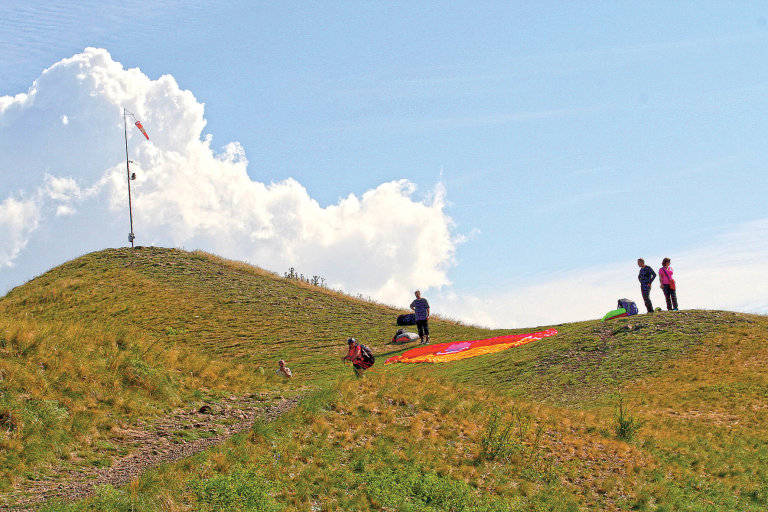 Létání nad Støedohoøím: paragliding na Rané