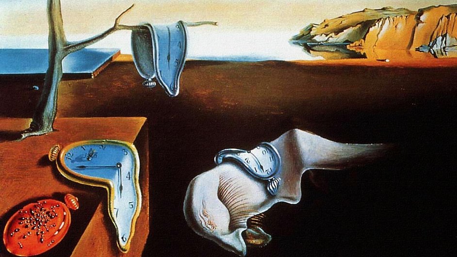 Na výstavì nechybí slavný Dalího obraz Persistenci pamìti z roku 1931.