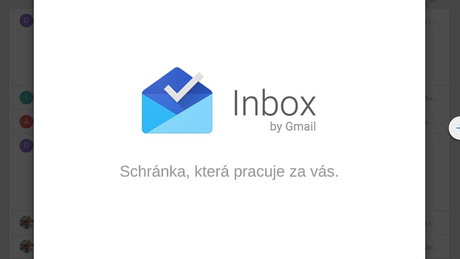 Aplikace Inbox by Gmail