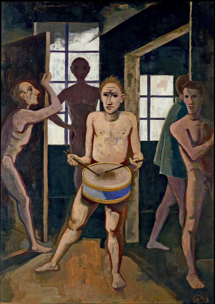 Černé pokoje, dílo Karla Hofera (1943), se staly symbolem výstavy Černé roky.