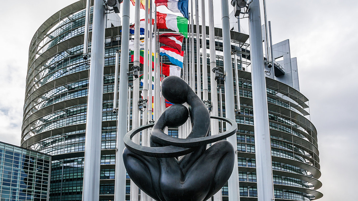 Evropský parlament, Štrasburk. Ilustrační foto