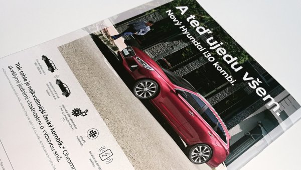Inzerce na kombík Hyundai
