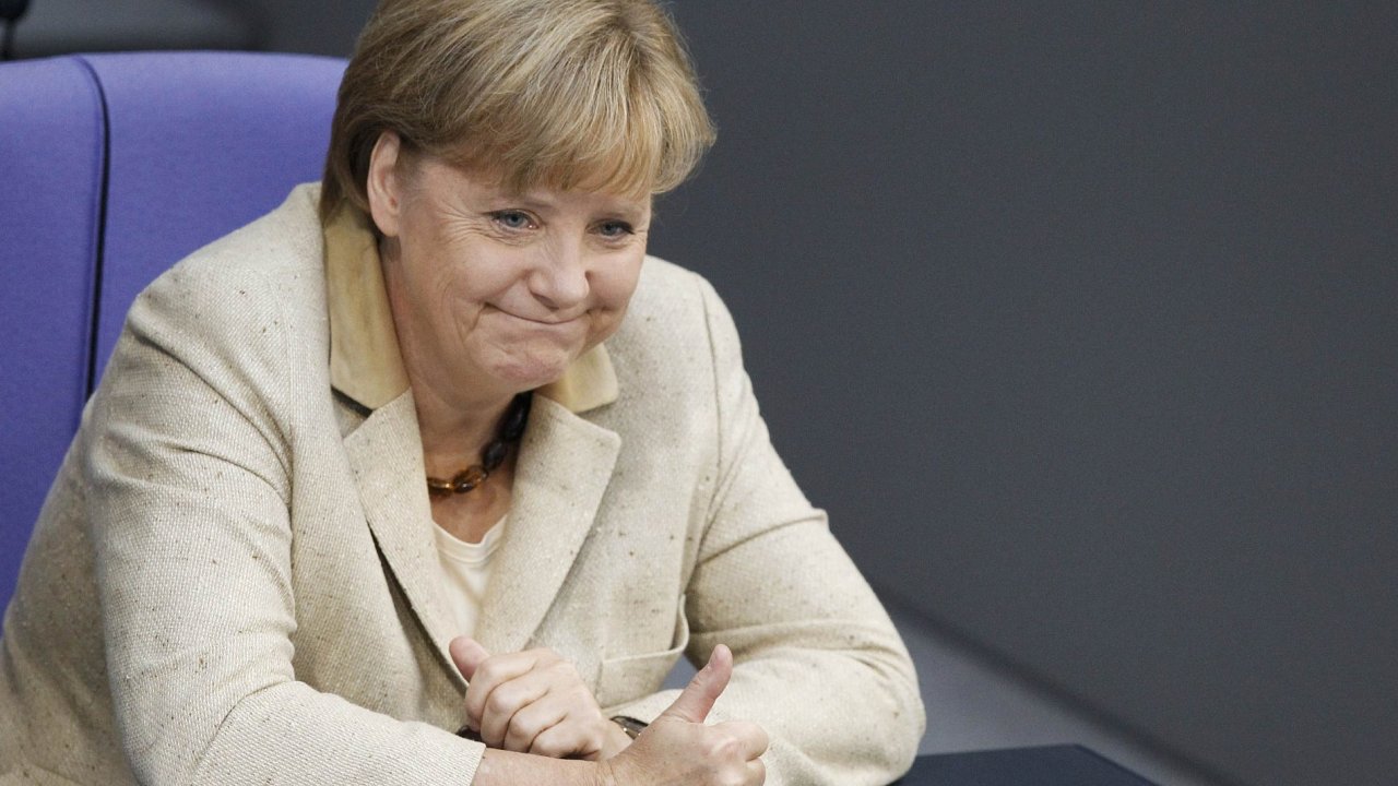 Spokojen nmeck kanclka Angela Merkelov.