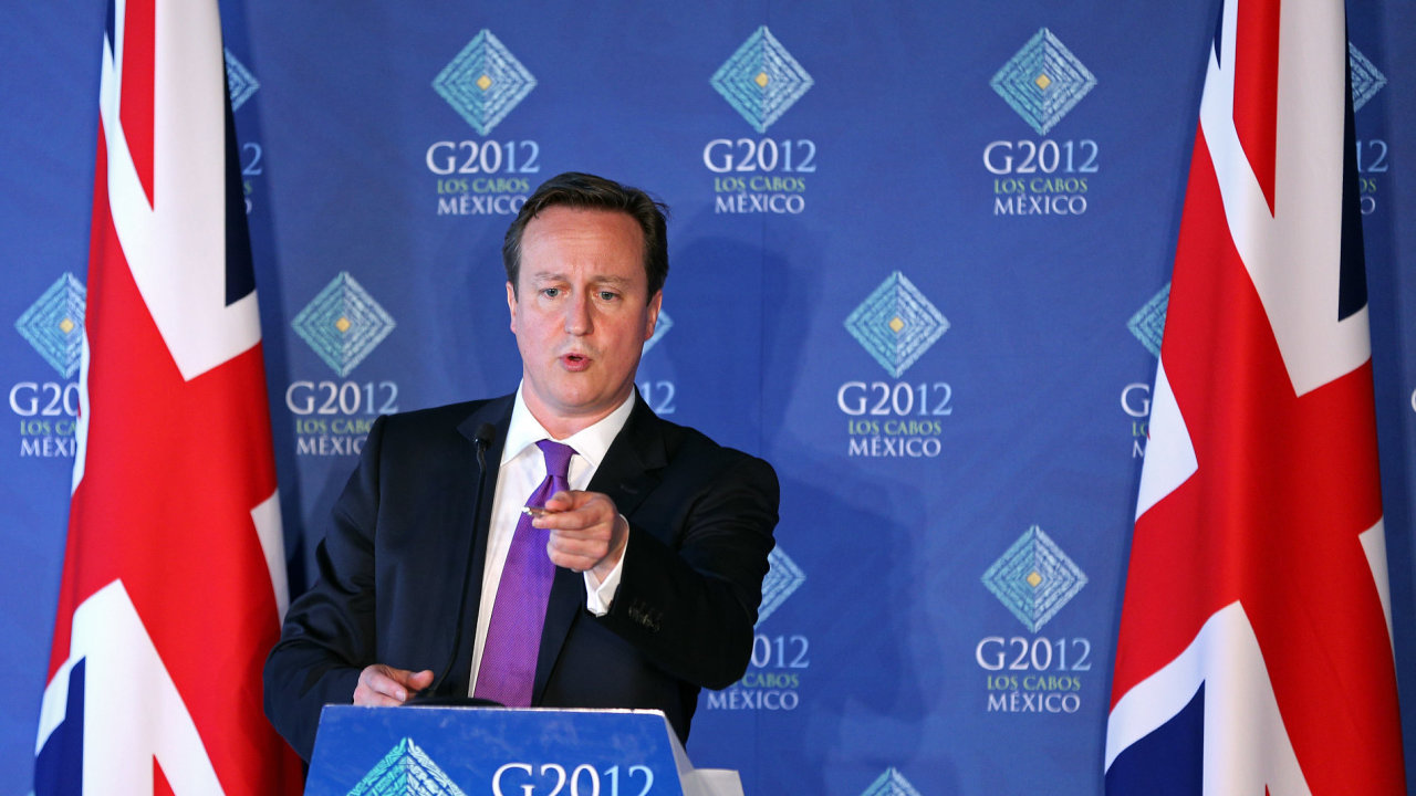 David Cameron na summitu G-20 v Mexiku