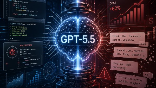 GPT-5.5 je nový &bdquo;nejchytřejší&ldquo; model od OpenAI. Vyniká v programování, ale je dražší a v některých oblastech se zhoršil