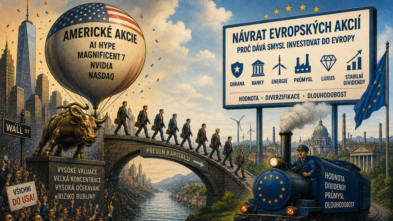 Akciov� trhy - USA vs. EU