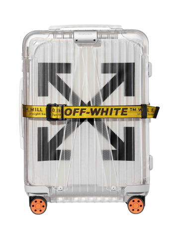 Italská streetwearová značka OFF-WHITE si zakládá na ironickém přístupu k módě. Exkluzivní limitované kolekci průhledných zavazadel chybí pro zachování transparentního efektu dokonce i podšívka.