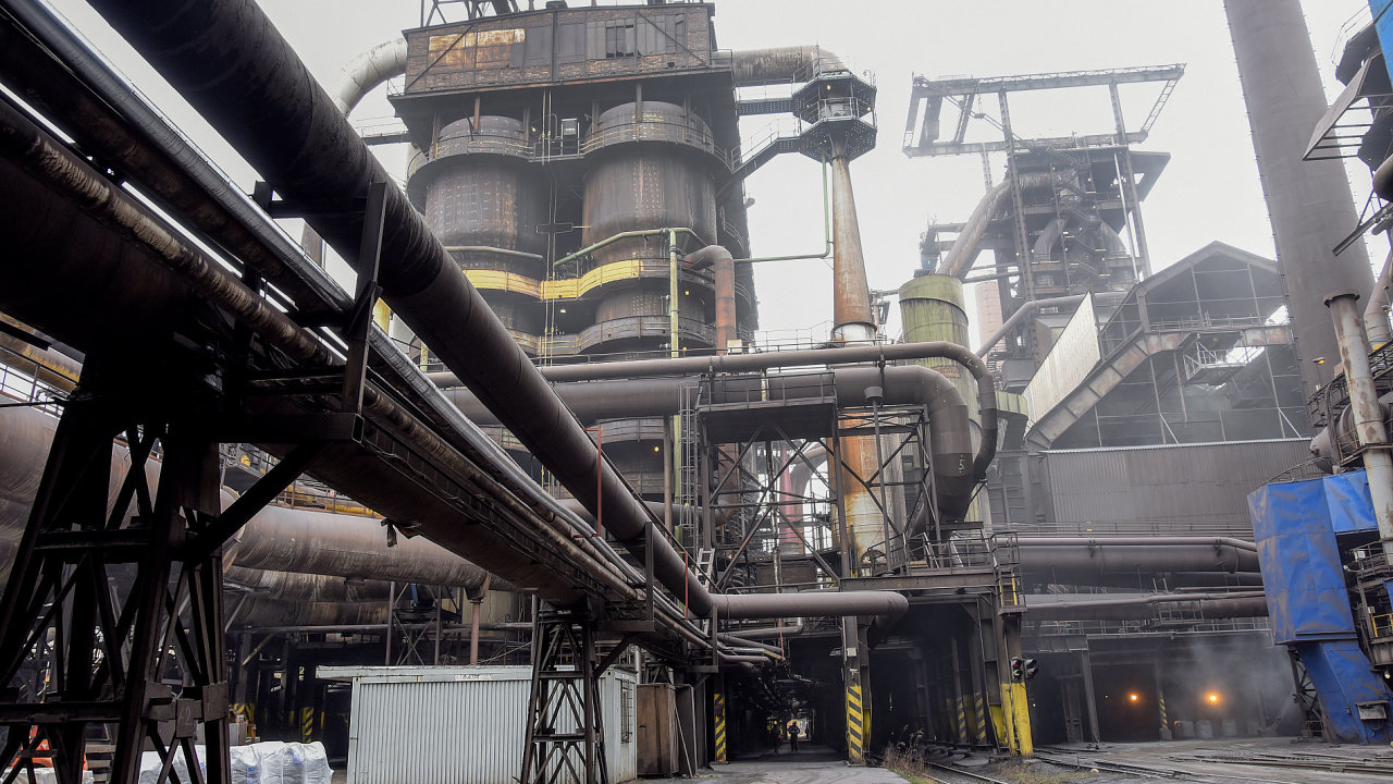 ArcelorMittal Ostrava a.s. hutn komplex.  15.3.2018  Foto Petr Dohnal