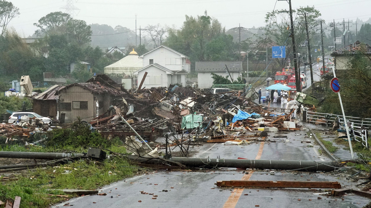 Japonsko, Tajfun