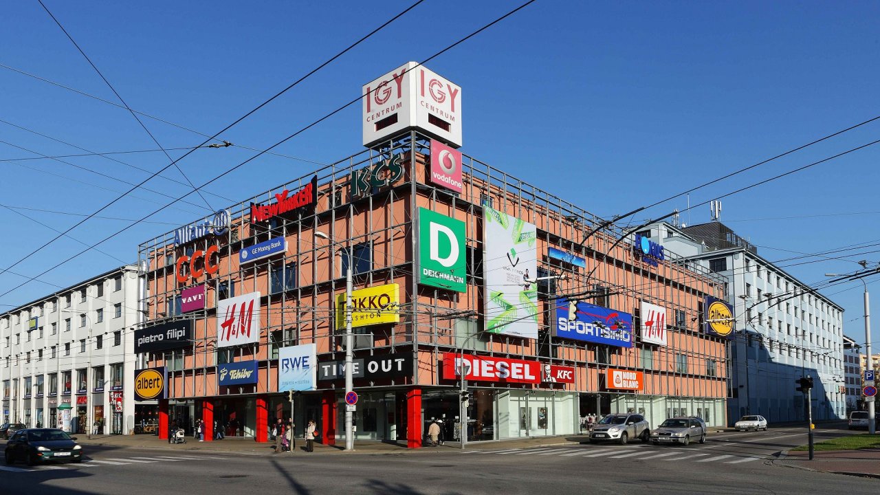 CPI chce za pen�ze tak� roz���it a zmodernizovat obchodn� centrum IGY v �esk�ch Bud�jovic�ch.