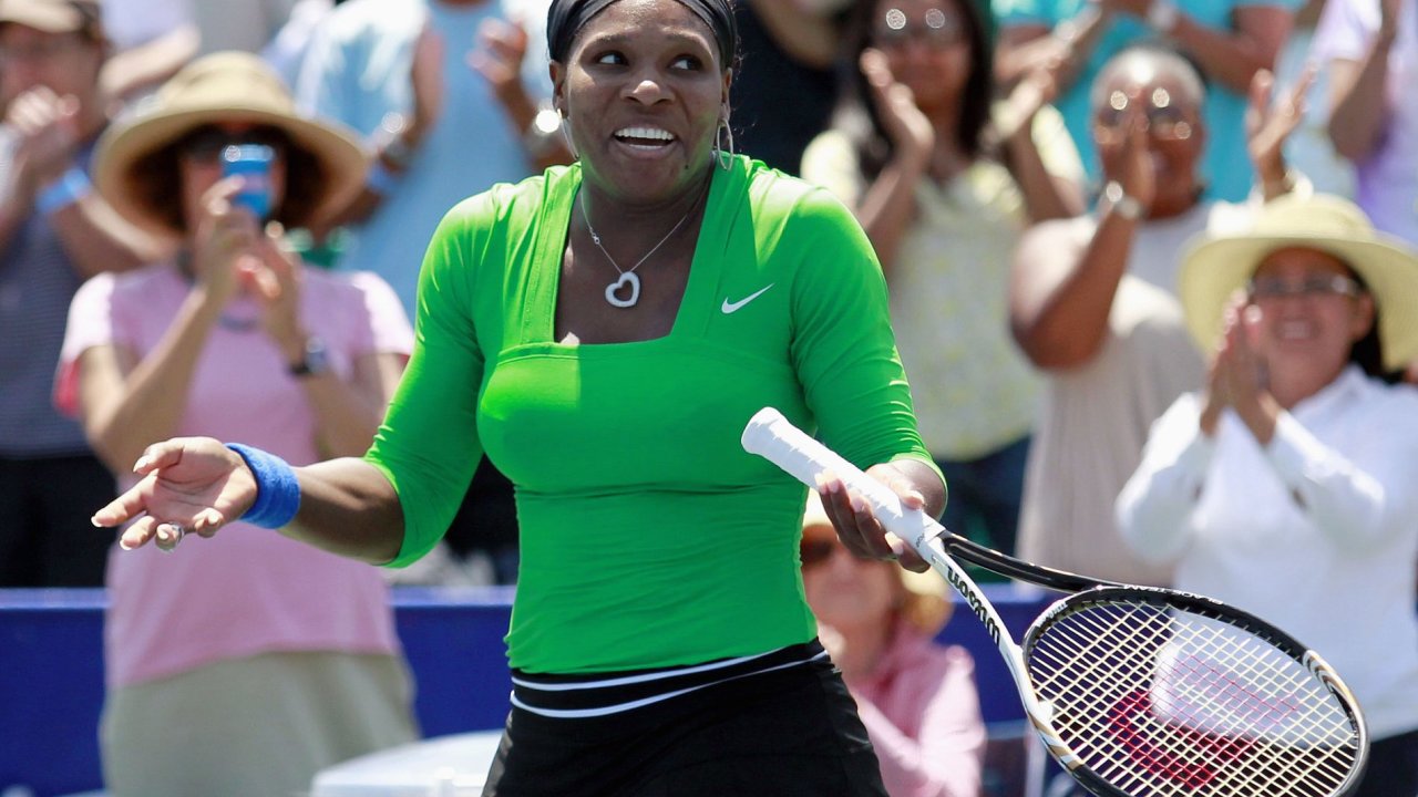 Serena Williamsov opt vyhrv.