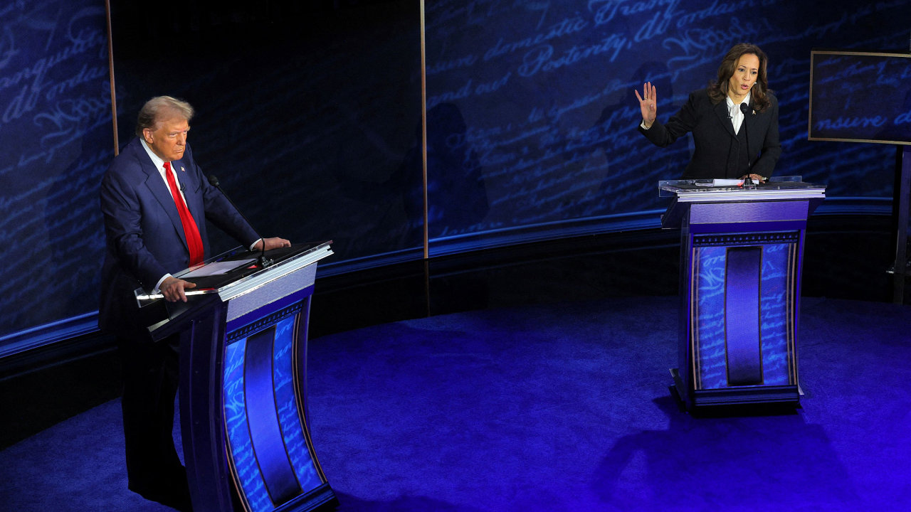 Prezidentsk debata Harrisov-Trump podan stanic ABC ve Filadelfii v Pensylvnii