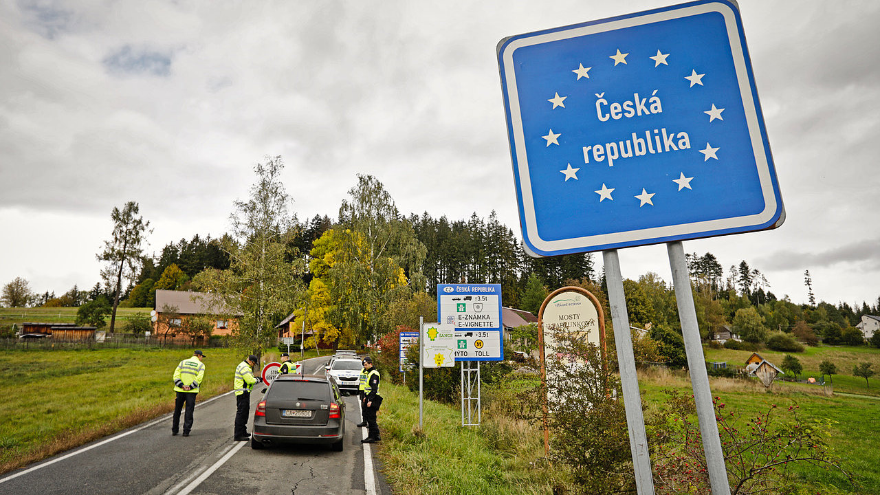 29.09.22. Mosty u Jablnkova, sttn hranice, kontrola, Slovensko, uprchlick krize, Syani