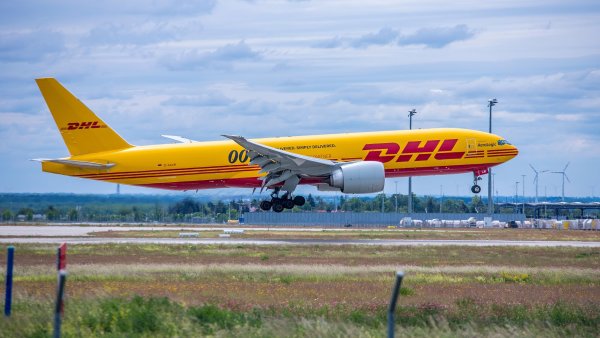 DHL, letadlo, Lipsko