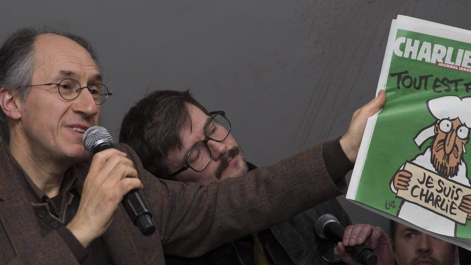 Grard Biard, nov fredaktor francouzskho satirickho tdenku Charlie Hebdo.