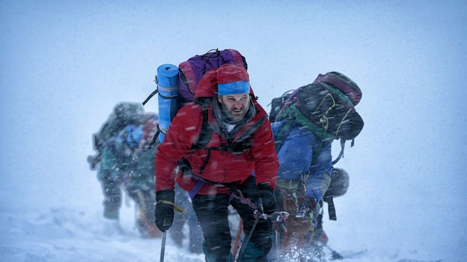 Na snmku z filmu Everest herec Jason Clarke.