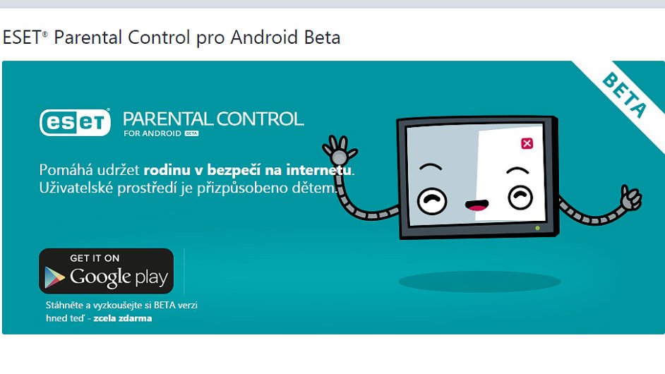 Eset Parental Control pro Android Beta