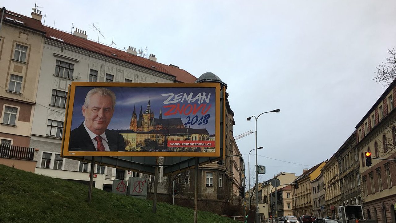 Billboardy Miloe Zemana.