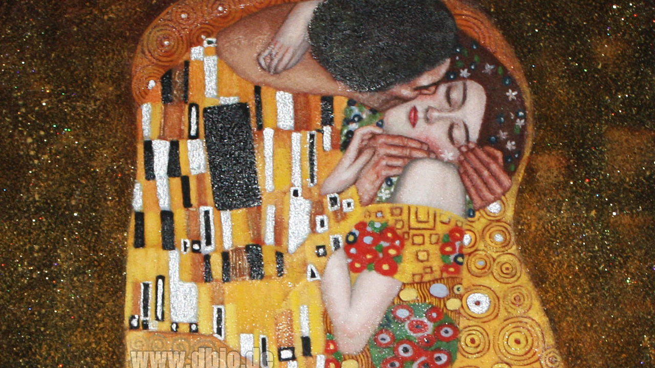 Gustav Klimt: Polibek
