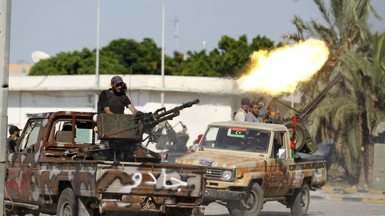 Rebelov v Libyi, ilustran foto